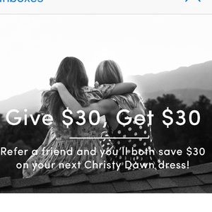 Christy Dawn 30 dollars off